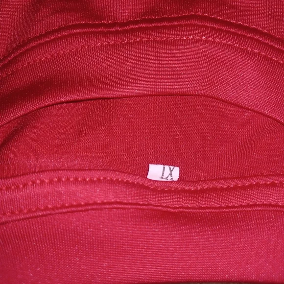 Bebe Vibrant Red Long Sleeve Tee - Picture 2 of 2